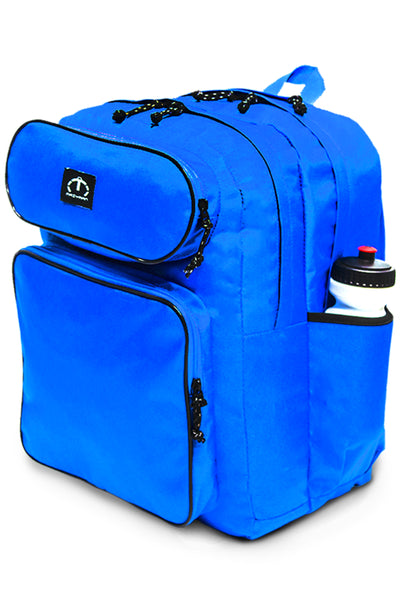 Blue school online backpack